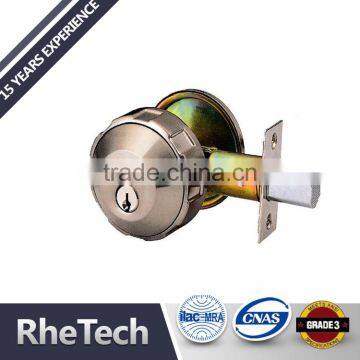 Stainless steel grade 2 american single cylinder deadbolt door lock