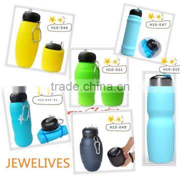 Small Business Ideas Silicone Collapsible Water Bottle photo-6