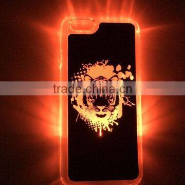 Hot selling PC custom phone cases for iphone 6 case for iphone 6s led case