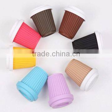 Heat Resistant Coffee Handle Sleeve Portable Silicone Cups