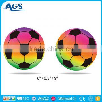 2017 New Design Rainbow Color Kid Pvc Toy Ball photo-3