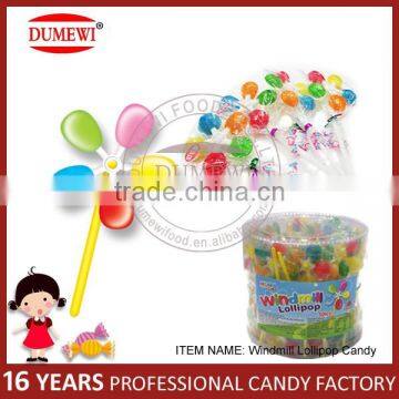 Colourful Rotating Spin Rotating Hard Candy Windmill Lollipop Candy photo-2