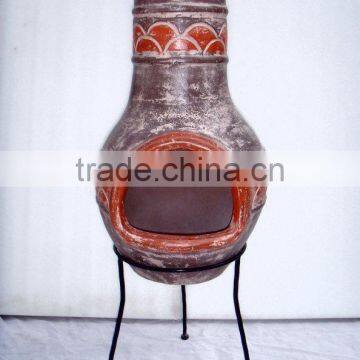 CLAY STOVE CHIMNEY POT