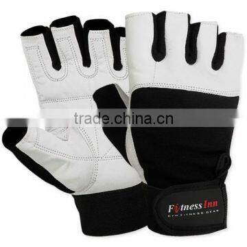 Fingerless weight lifting gloves / Half Finger Weight Lifting Leather Gloves / Short Finger Leather Gloves