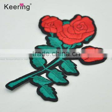 Fancy Applique Embroidery Flower Patches for Cloth Blouses WEF-071 photo-2