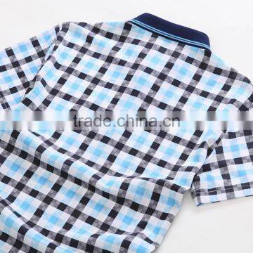 Raidyboer Men's Knit Polo t Shirt 100%cotton With Check Raidyboer photo-4