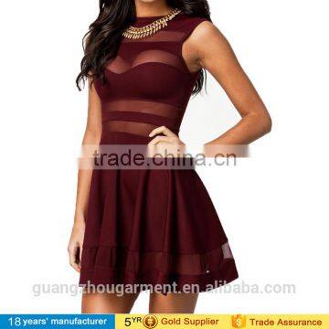 2016 Women Mesh Bodycon Party Mini Dress Ladies First Night Sexy Dresses Bandage Dress photo-3