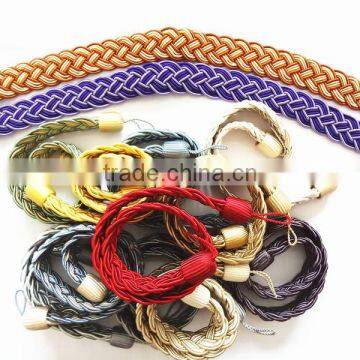 Curtain Braided Rope Tiebacks