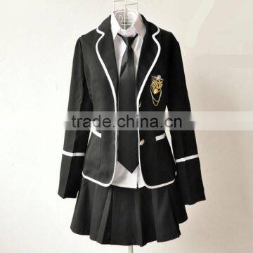 Japanese School Uniform Photos, Black School Uniform Blazer Suit photo-3