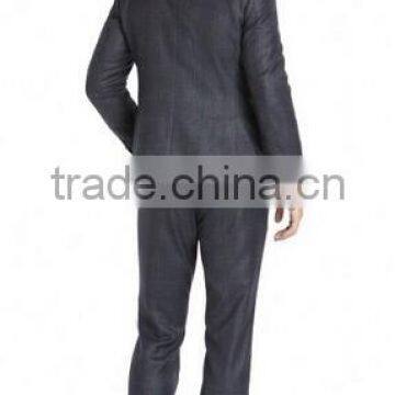 Caspian Plaid Wool 2-Button Suit With Pleated Front Pants (SHT1116) photo-2
