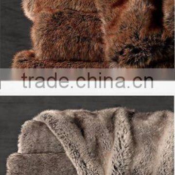 Faux Fur M Fur Blanket Cushion Sofa Blanket Car Seat Cushion Decoration Carpet Bed Blanket