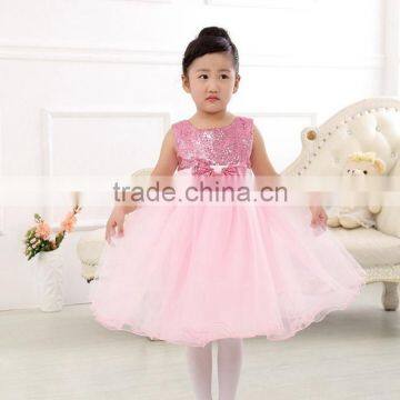 Wholesale Boutique Cocktail Dress For Children Princess Frock New Design Kid Girls Wedding Party Ruffle Dresses