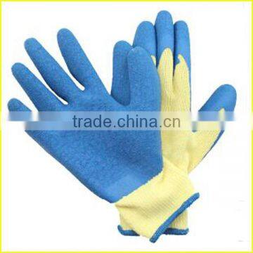 1/4 latex nitrile coated cheap 700g gardon produce-gloves cotton working yarn safety gloves