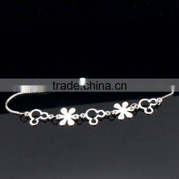 fashion new 925 silver bracelets jewelry rhodium plated hw jewelry