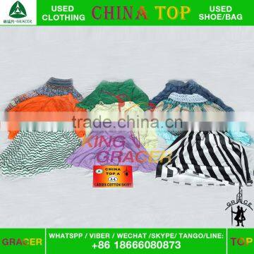 Bales Of Mixed Ladies Cotton Skirt High Quality Canada Style Used Clothing Ontario Style photo-2