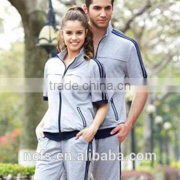 Fashion 100% Cotton Sportswear Sport Suit for Couple Lover photo-2