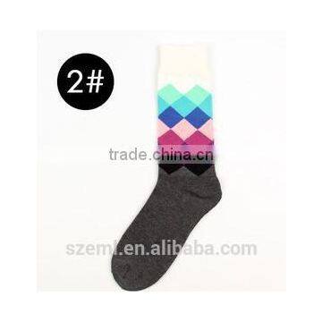 socks British style sub gradient color man pure cotton sports long barrel trade socks