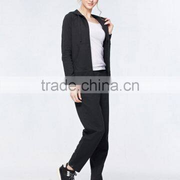 Wholesale Black Plain Hoodies for Women photo-2