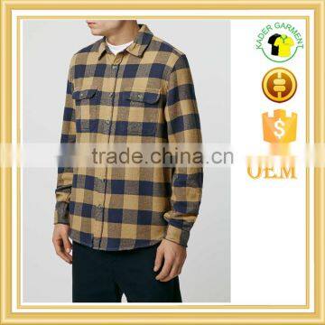 Buffalo Check Long Sleeve Casual Overshirt