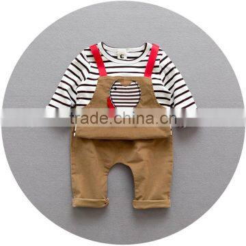 S17676A Korean Autumn Cotton Fashion Kids Boys Clothing Sets photo-2