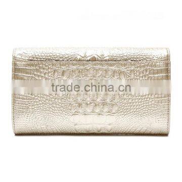 Hotsale Fashion Women Ladies Clutch Evening Bag With Chain Strap Genuine Leather Women Purse photo-5