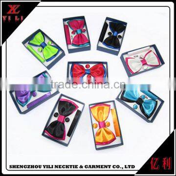 Various colored kinds cheap silk bowties men