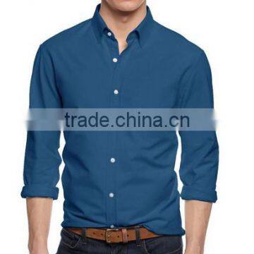 Plain Design Extra Soft New Style Slim Fit Mens Casual Dress Shirt photo-5