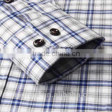 Bulk Customise Wholesale Polyester Cotton Flannel Shirt for Men photo-3