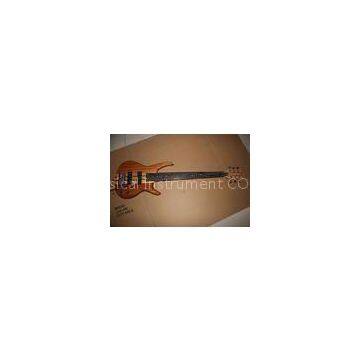 6 Strings Electric Bass Instrument With Double Truss Rod / Electric Active Circuit , Neck Through Bo