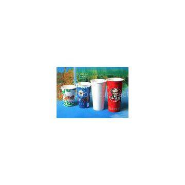 Customized Double PE Coated Soda / Cold Drink Paper Cups / Mugs 16oz 500ml
