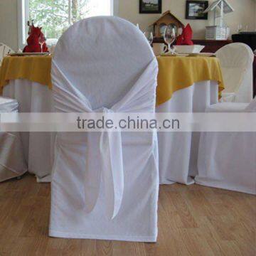 white tie back scuba wedding chair cover and hotel polyester jersey chair cover