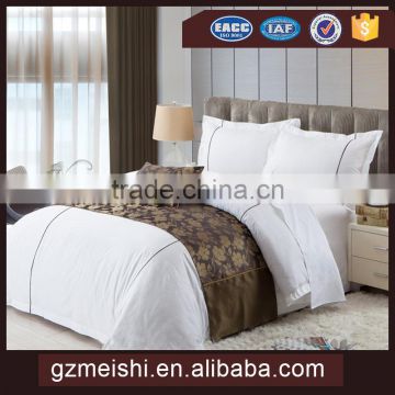 Luxury 100% cotton bedding sets 3d bedding sheets for 5 star Hotel