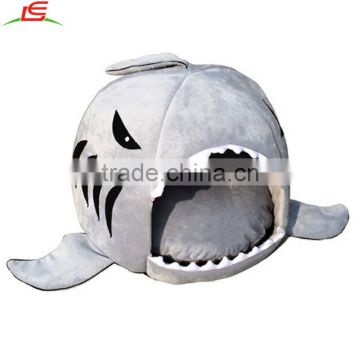 Washable Large Mouth Shark Sponge House Puppy Pet Nest for Cat Dog Bed