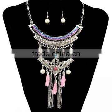 XP-TE-2190 fashion Cool Dangle Seed Bead Tassel Big Bali Jewelry Earring