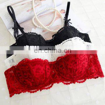 Women Embroidery Bra Hollow Out See Though Lace Bra and Panties Sets Sexy Lingerie Lace Underwear A B C D Cup