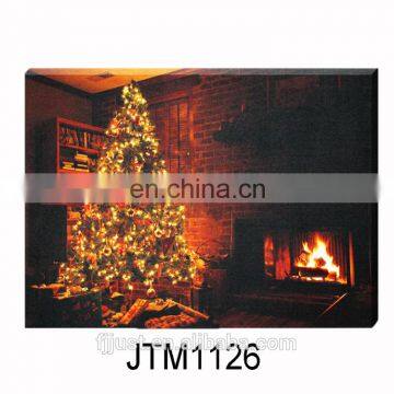 Light up Hand-painted Led Painting for Bedroom photo-2