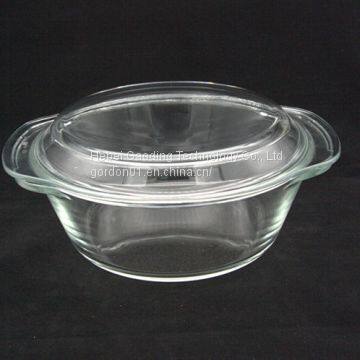 High borosilicate glass casserole