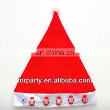 CHN-0142 Christmas hat with santa LED light