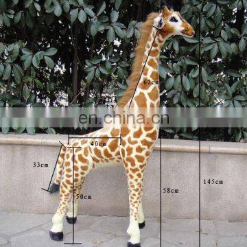 2016 Hot sale Custom Lifelike Plush Giraffe Toy