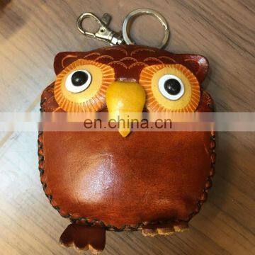 New owl Ladies cow leather Coin purse