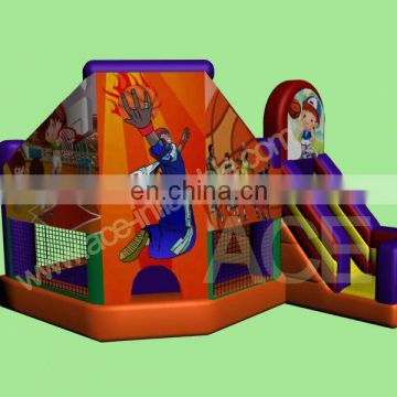 crazy basketball theme commercial grade inflatable combo games