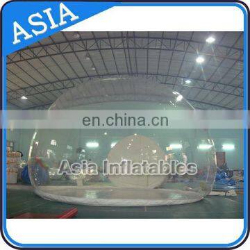 Transparent PVC Inflatable Bubble Tent / Clear Car Cover For Sale