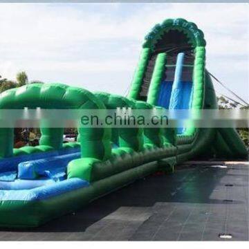 Giant inflatable water slide for sale, wave water slide WS064