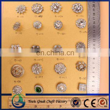 Fashion Bulk Rhinestone Buttons for Lady Dress photo-3