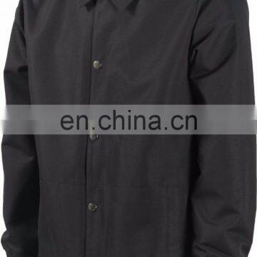 Coach jackets - new design black men coach jacket with side pocket 2017