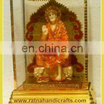 Sai Baba Statue with Antique Work and Unique Design