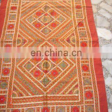 Designer Wholesale Old Silk Cotton Patchwork Wall Hangings Tapestry Runner photo-3