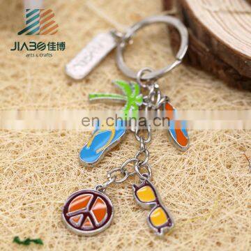 Fashion various custom own logo soft enamel blank metal charms for men