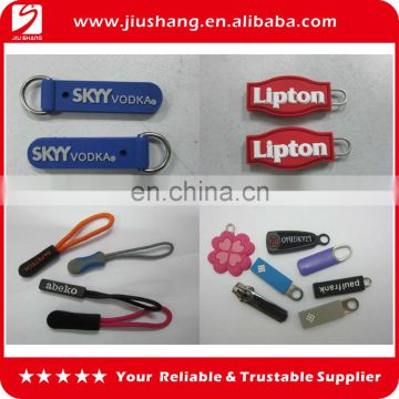 pvc zipper puller for clothing,pvc zipper slider,Soft pvc rubber zipper puller