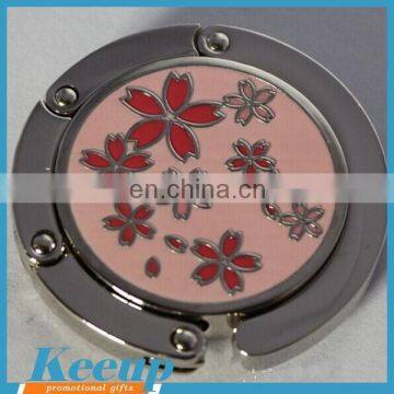 Customized cheap China custom logo purse folding hanger